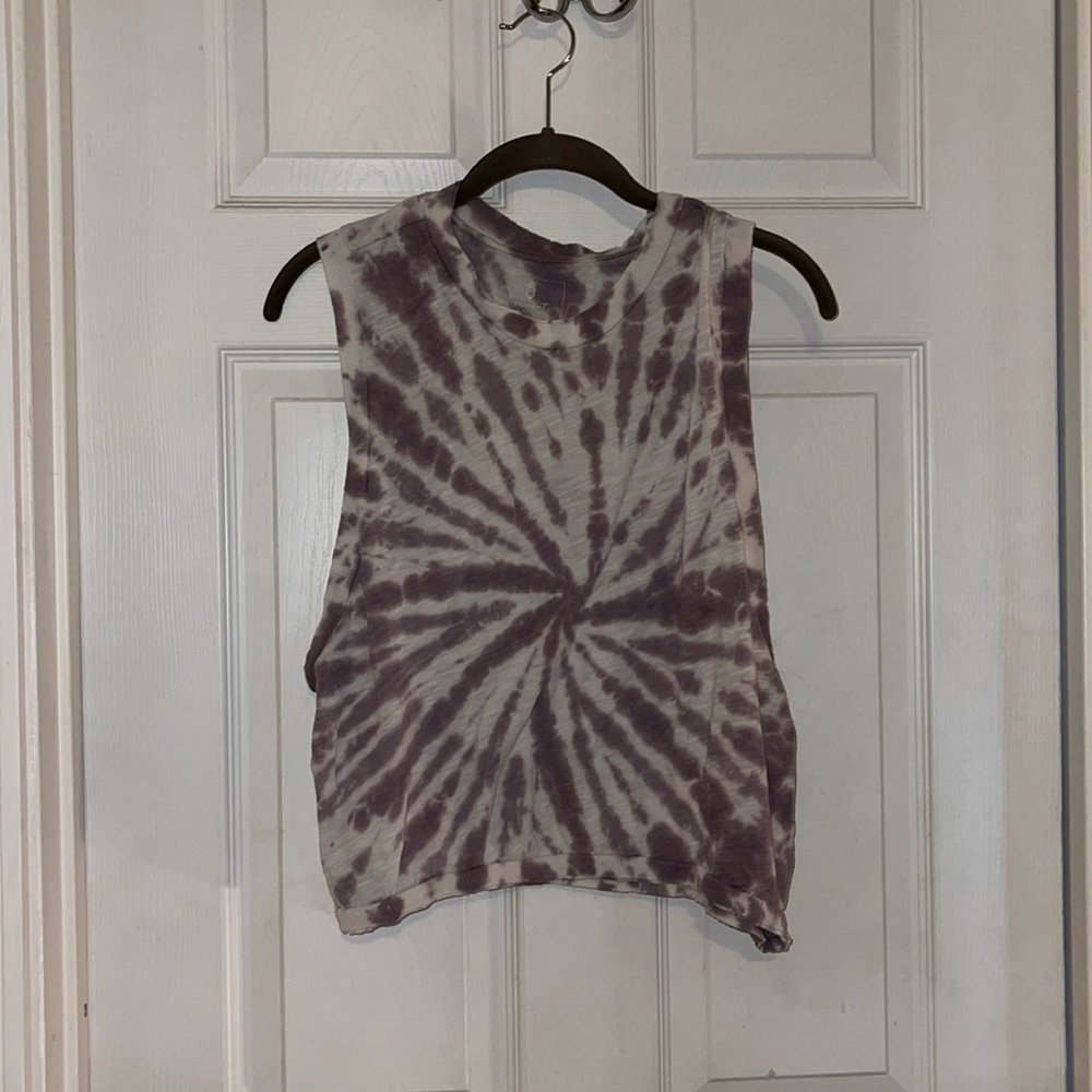 FREE PEOPLE TIE DYE CROP TOP TANK